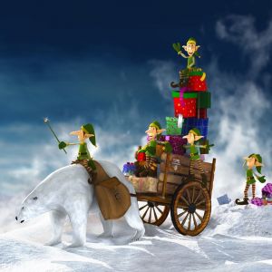 Noel Elfleri ve Kutup Ayısı