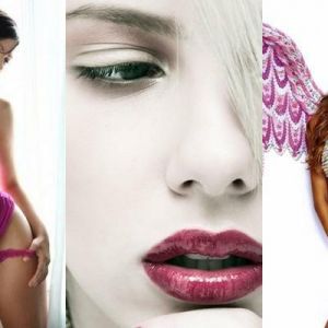 Glamour Modeller İç Çamaşırıyla