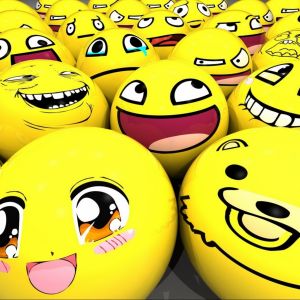 Komik Emoji Yüzler