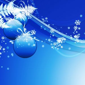 Mavi Noel Süsleri