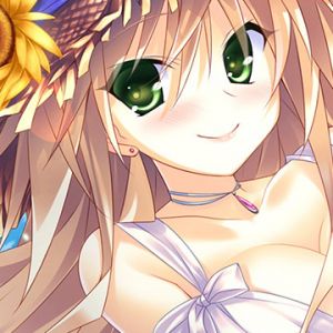 Güneş Çiçeği ile Sevimli Anime Kızı