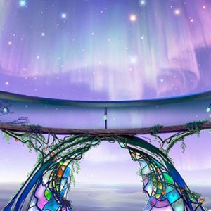 Fantastik Aurora Manzarası