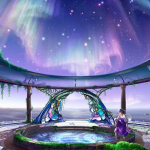 Fantastik Aurora Manzarası