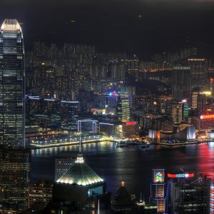 Hong Kong Gece Manzarası