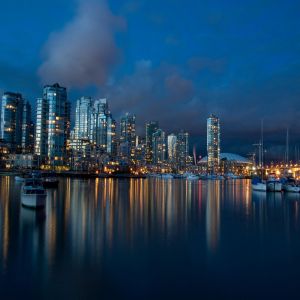 Vancouver Gece Manzarası