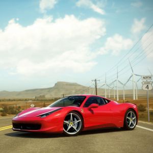 Ferrari 458 Italia Açık Yolda