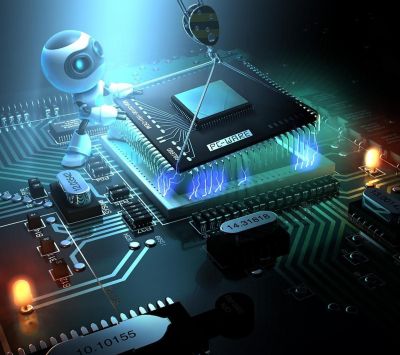 Devre Kartında Robot