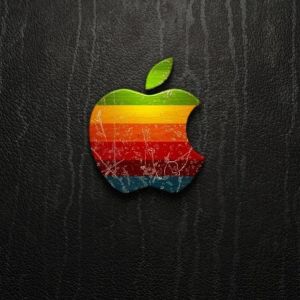 Renkli Apple Logosu