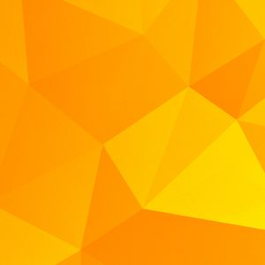 Canlı Turuncu Geometrik Desen