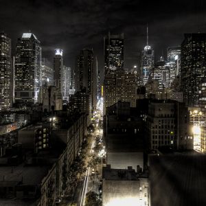 New York Gece Silueti
