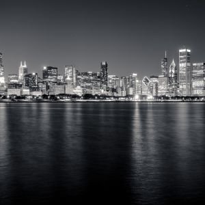 Chicago Gece Manzarası
