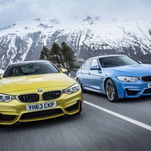 Karlı Manzarada BMW M4 Araçları