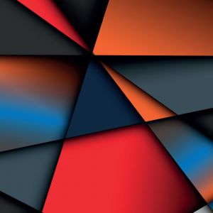 Renkli Geometrik Abstrakt Arka Plan